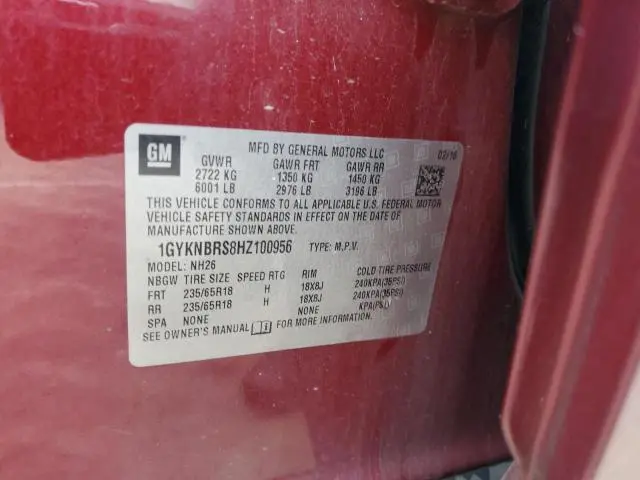 2017 CADILLAC XT5 LUXURY  