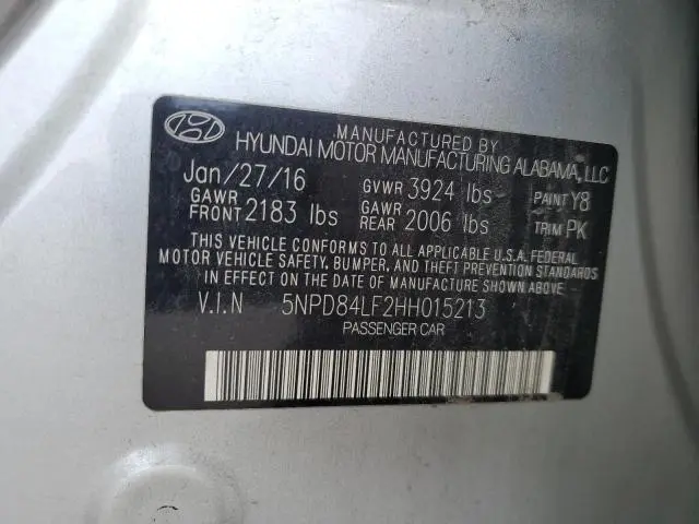 2017 HYUNDAI ELANTRA SE  