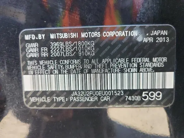 2014 MITSUBISHI LANCER ES/ES SPORT  