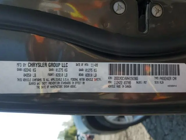 2010 DODGE CHARGER SXT  