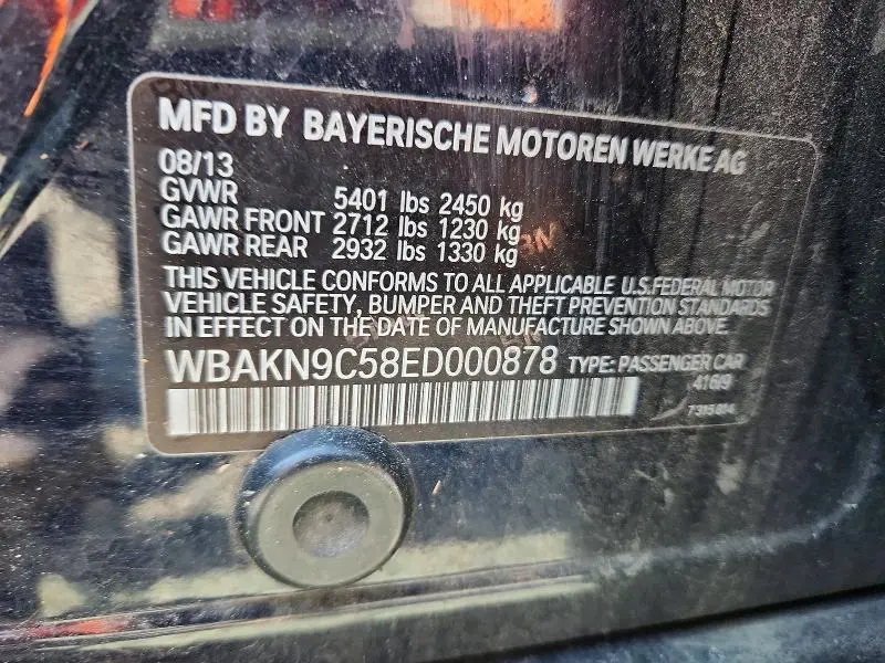 2014 BMW 550 I  
