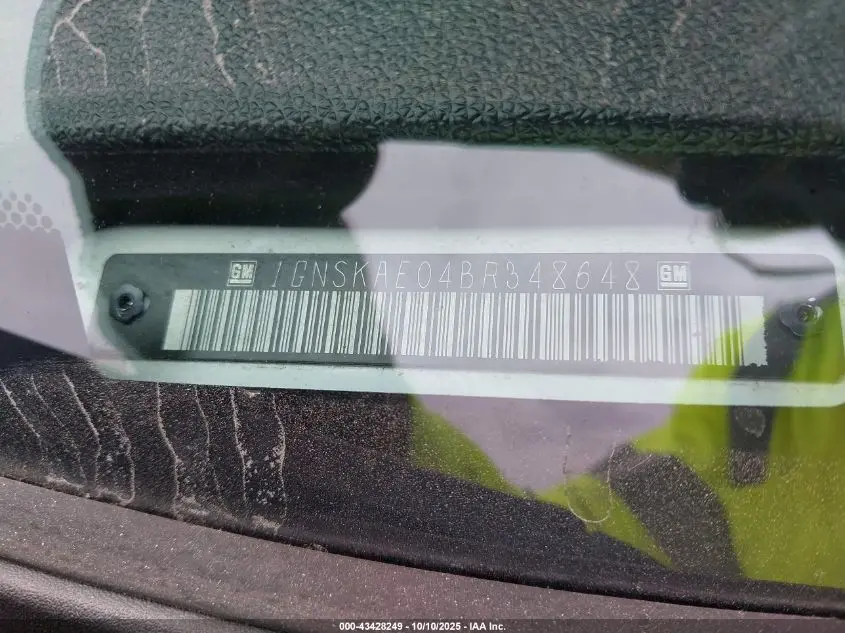 2011 CHEVROLET TAHOE K1500 LS