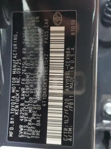 2026 TOYOTA CAMRY XSE