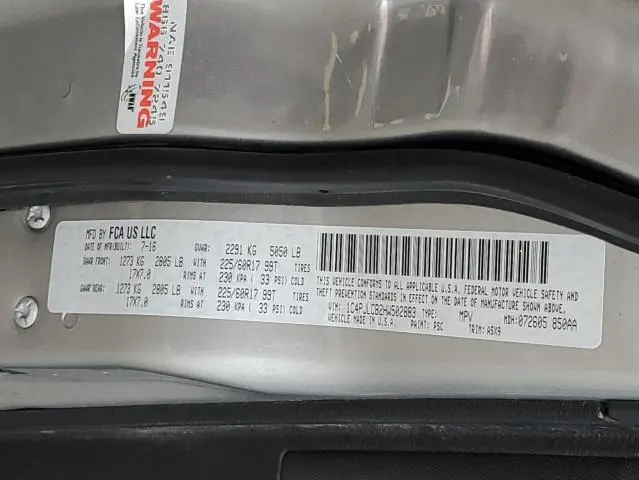 2017 JEEP CHEROKEE LATITUDE  