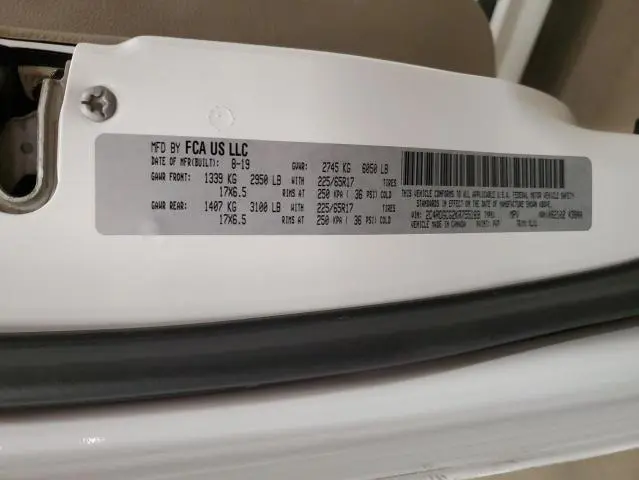 2019 DODGE GRAND CARAVAN SXT  