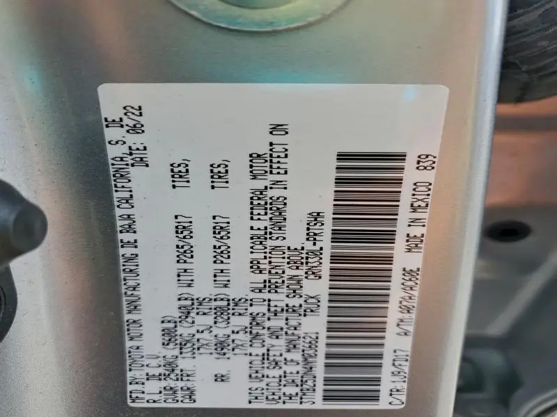 2022 TOYOTA TACOMA DOUBLE CAB  