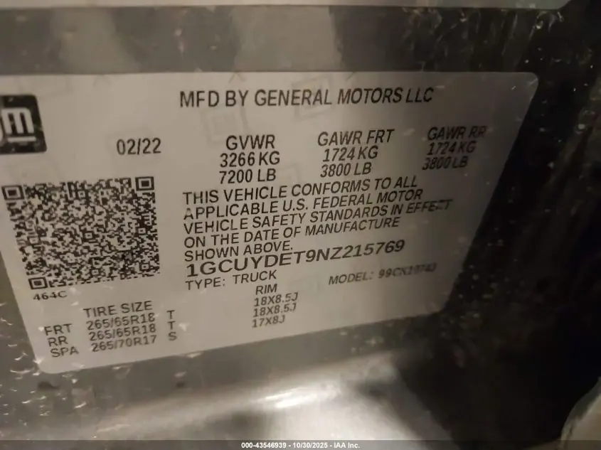 2022 CHEVROLET SILVERADO 1500 LTD 4WD  STANDARD BED LT