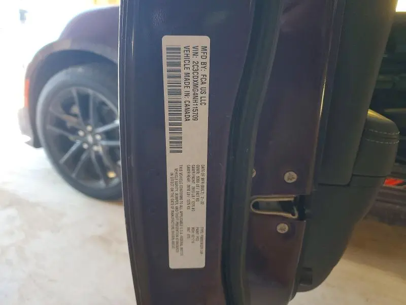 2022 DODGE CHARGER GT  