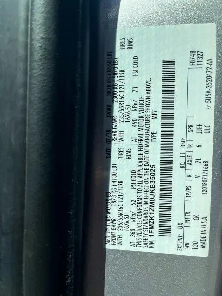 2018 FORD TRANSIT T-150  