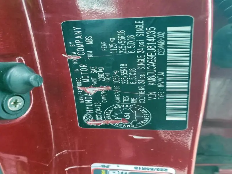 2014 HYUNDAI TUCSON GLS  