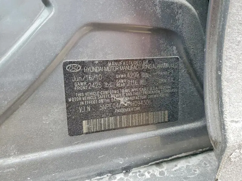 2011 HYUNDAI SONATA LIMITED  