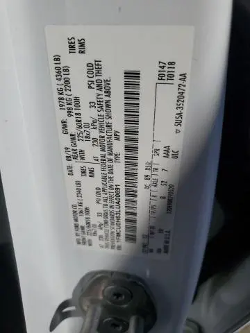 2020 FORD ESCAPE SEL  