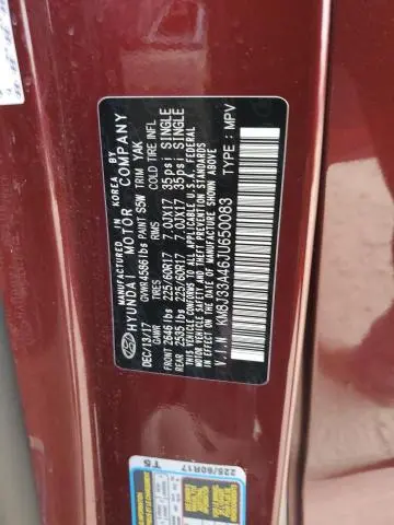 2018 HYUNDAI TUCSON SEL  