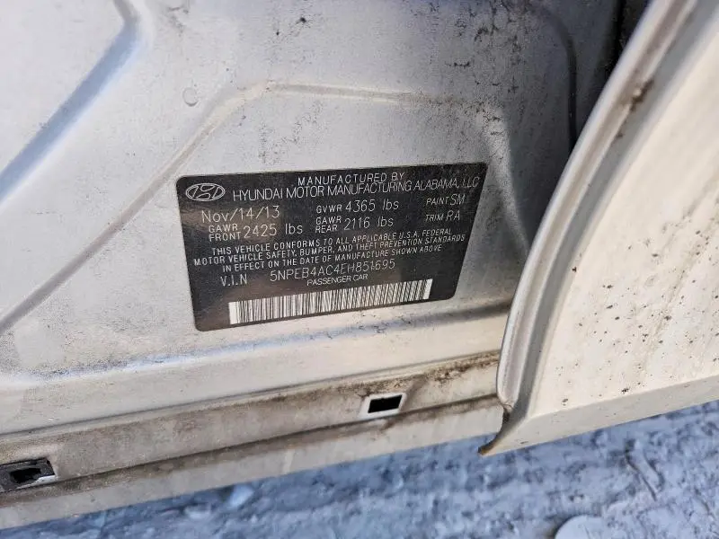 2014 HYUNDAI SONATA GLS  