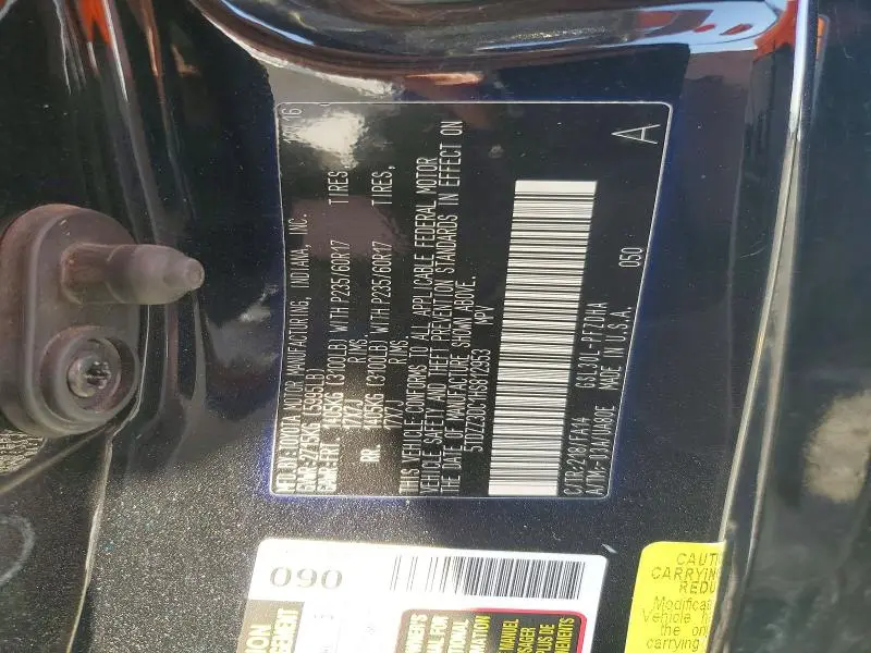 2017 TOYOTA SIENNA L 7-PASSENGER  
