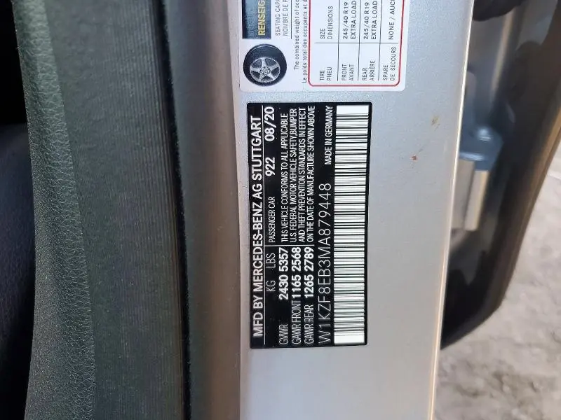 2021 MERCEDES-BENZ E 350 4MATIC  