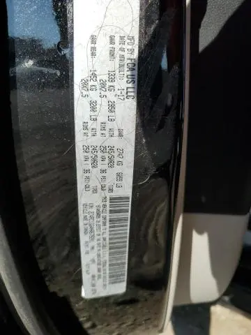 2017 CHRYSLER PACIFICA LIMITED  