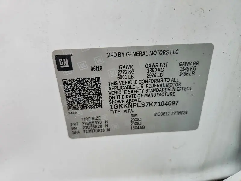 2019 GMC ACADIA DENALI  