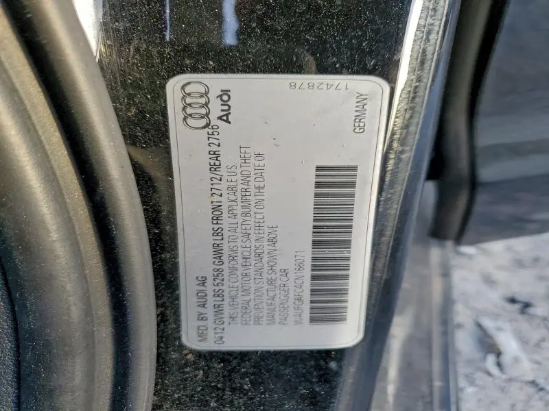 2012 AUDI A6 PREMIUM  