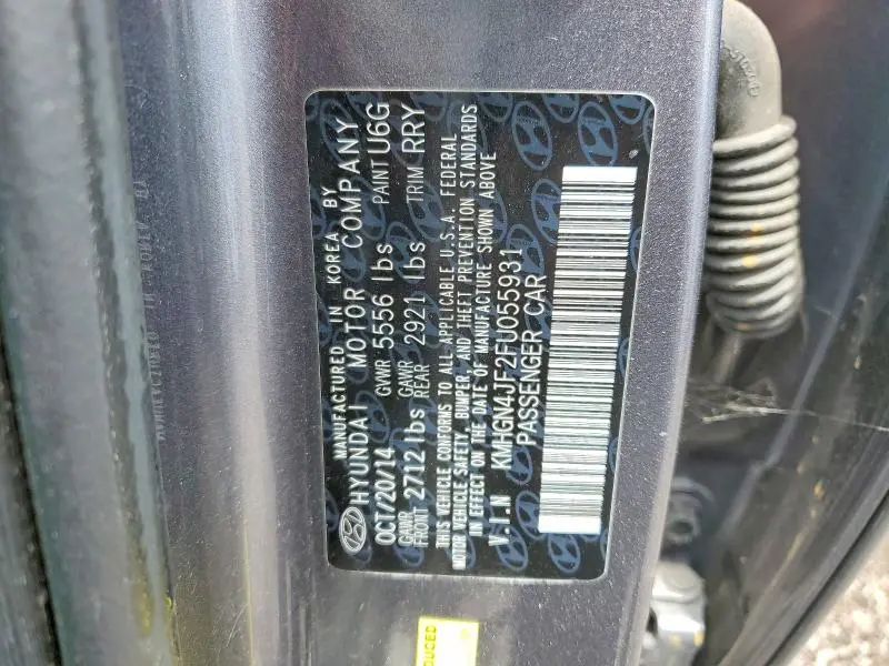 2015 HYUNDAI GENESIS 5.0L  