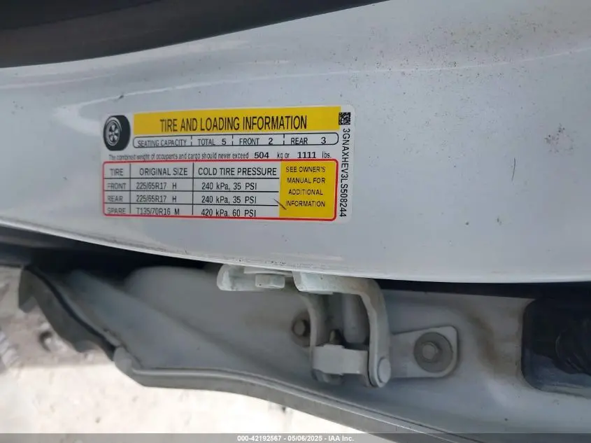2020 CHEVROLET EQUINOX FWD LS
