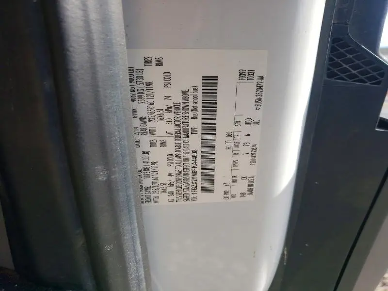 2015 FORD TRANSIT T-350  