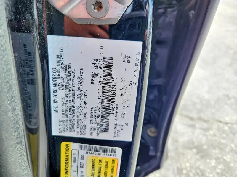 2018 FORD FUSION SE HYBRID  