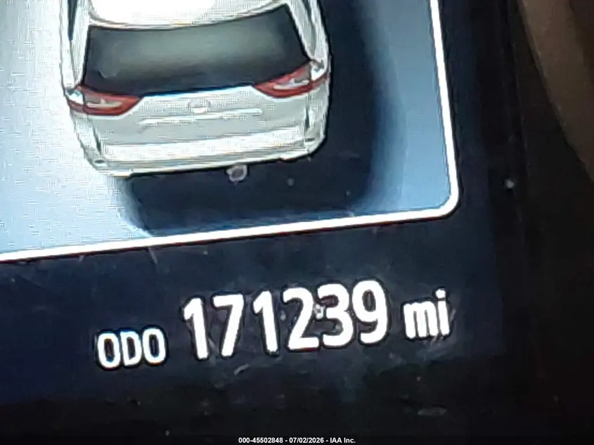 2016 TOYOTA SIENNA XLE 8 PASSENGER