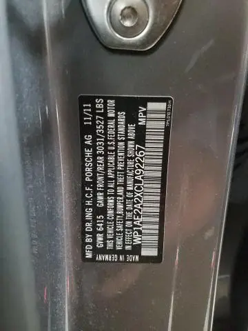 2012 PORSCHE CAYENNE S HYBRID  