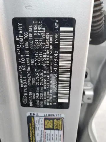 2019 HYUNDAI TUCSON SE  