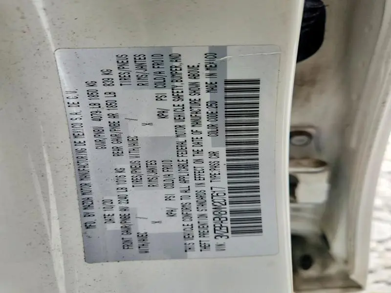 2021 MAZDA 3 SELECT  