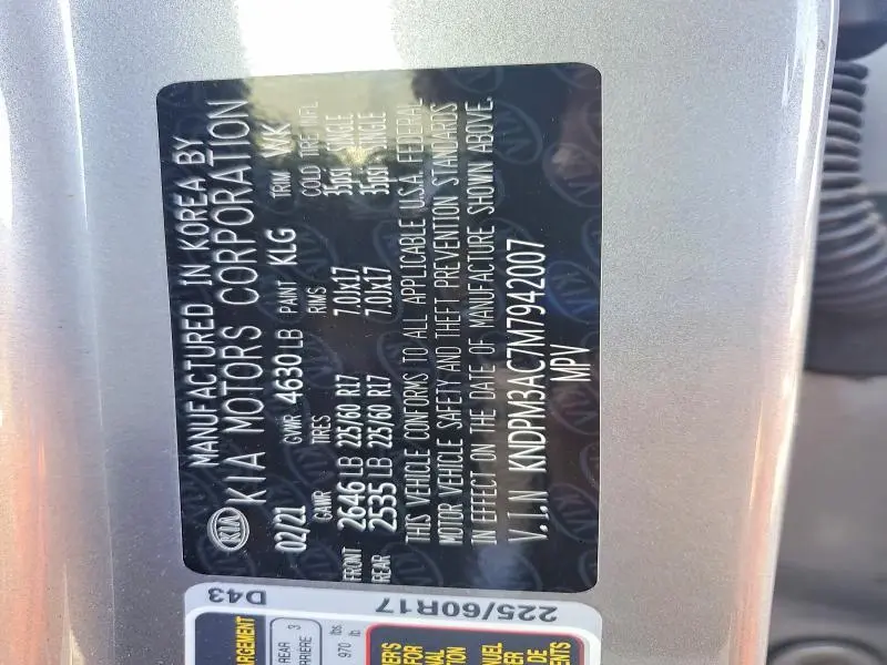 2021 KIA SPORTAGE LX  