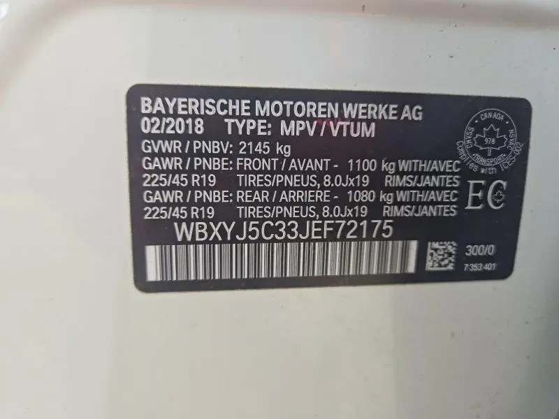 2018 BMW X2 XDRIVE28I  