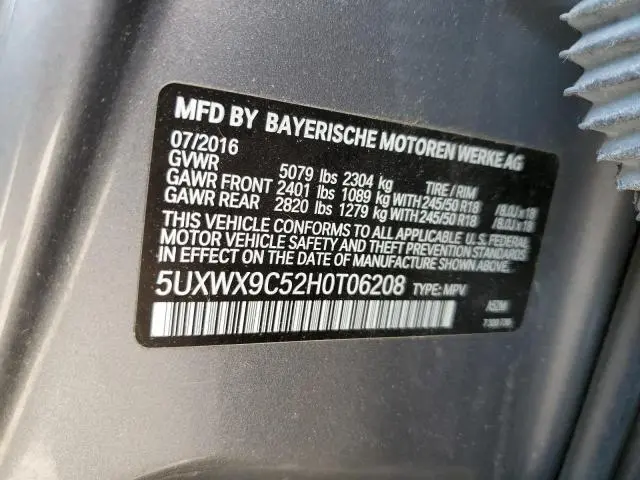 2017 BMW X3 XDRIVE28I  