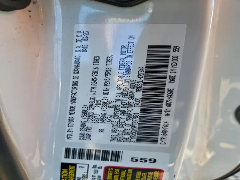 2023 TOYOTA TACOMA SR  