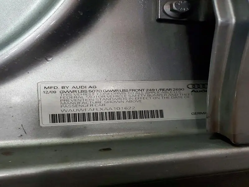 2010 AUDI A4 PREMIUM PLUS  