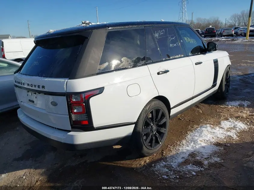 2017 LAND ROVER RANGE ROVER 5.0L V8 SUPERCHARGED