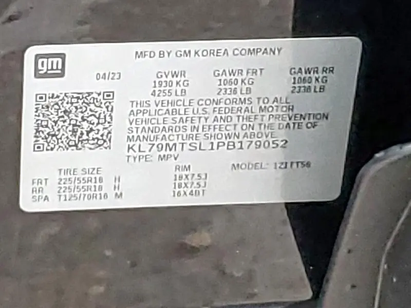 2023 CHEVROLET TRAILBLAZER RS  