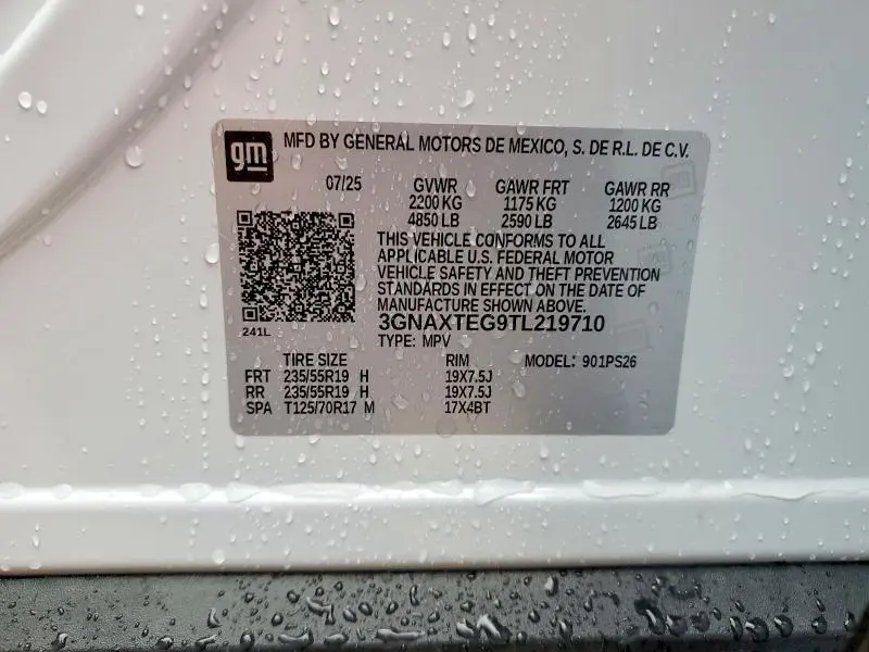 2026 CHEVROLET EQUINOX RS  