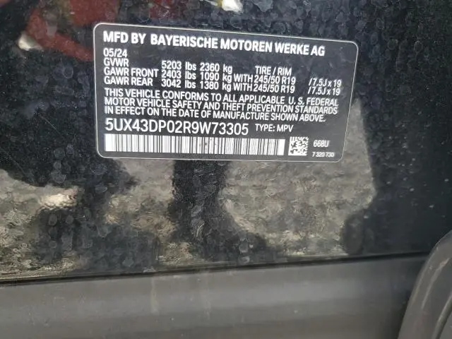 2024 BMW X3 SDRIVE30I  