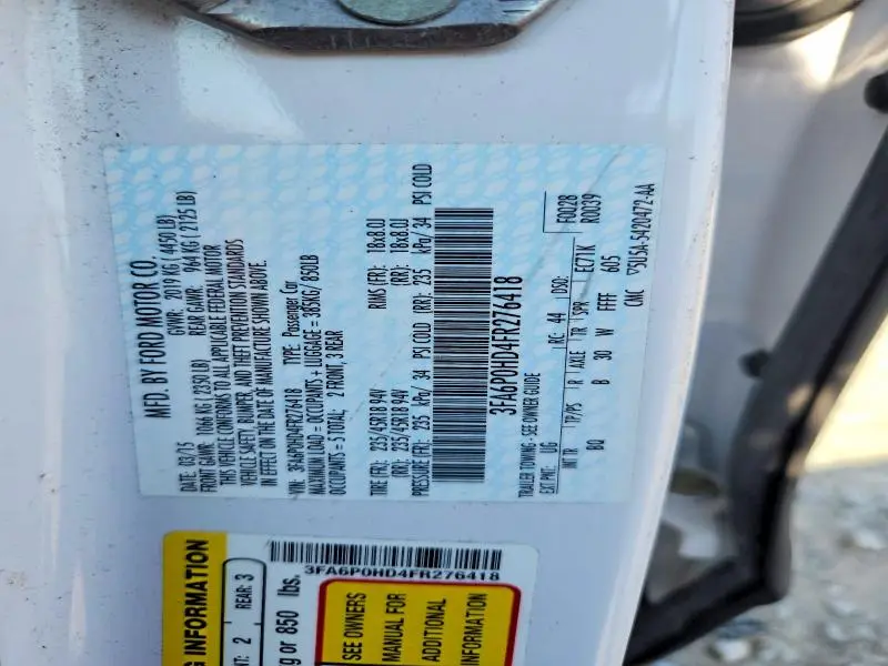 2015 FORD FUSION SE  