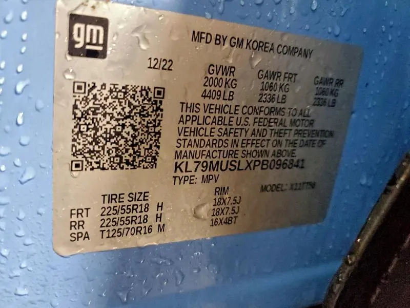 2023 CHEVROLET TRAILBLAZER RS  