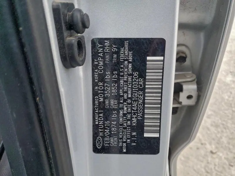 2016 HYUNDAI ACCENT SE  