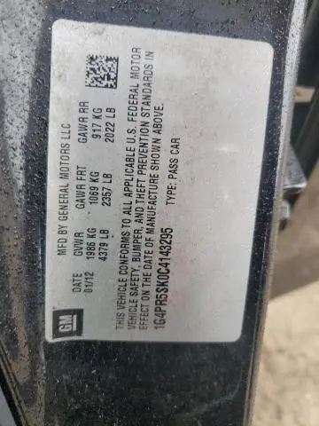 2012 BUICK VERANO CONVENIENCE  