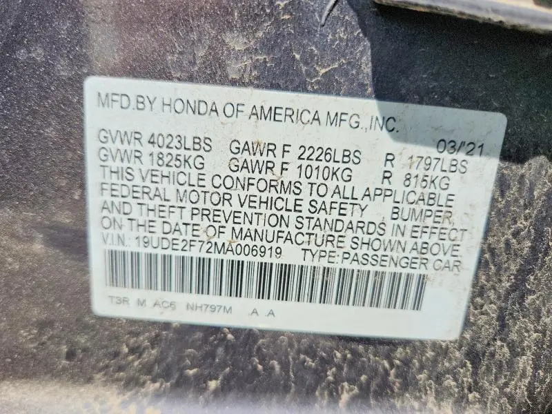 2021 ACURA ILX PREMIUM  