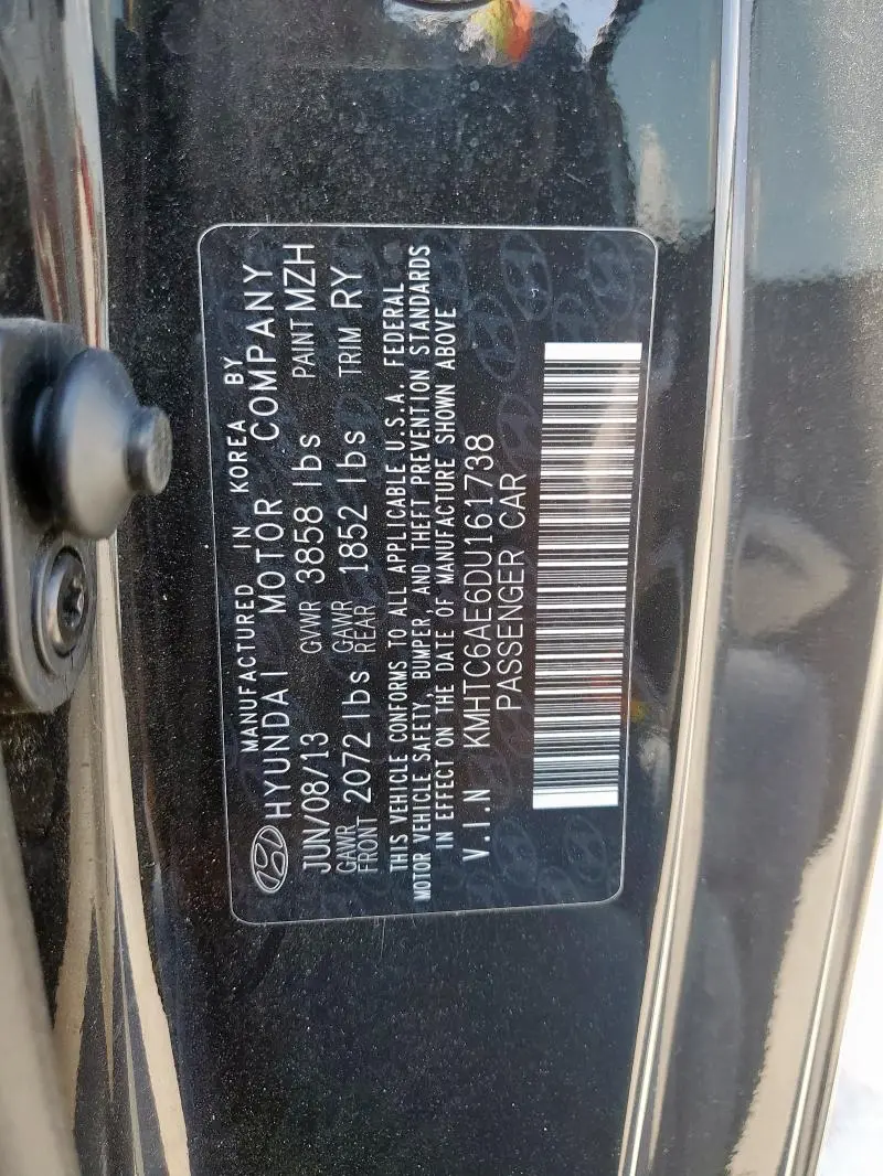 2013 HYUNDAI VELOSTER TURBO  