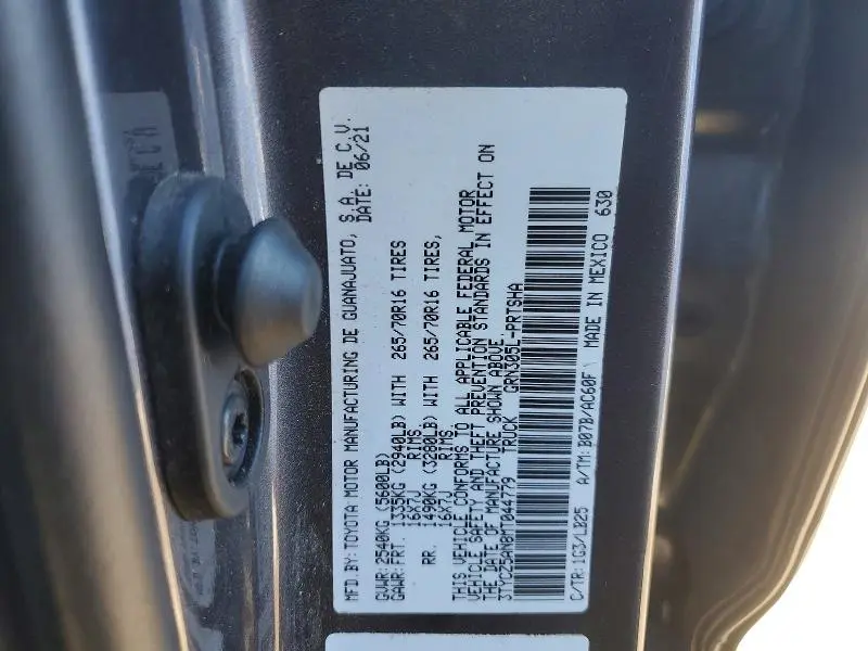 2021 TOYOTA TACOMA TRD PRO  