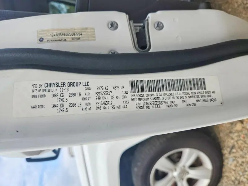 2014 JEEP PATRIOT LATITUDE  