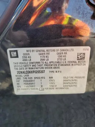 2015 CHEVROLET EQUINOX LT  