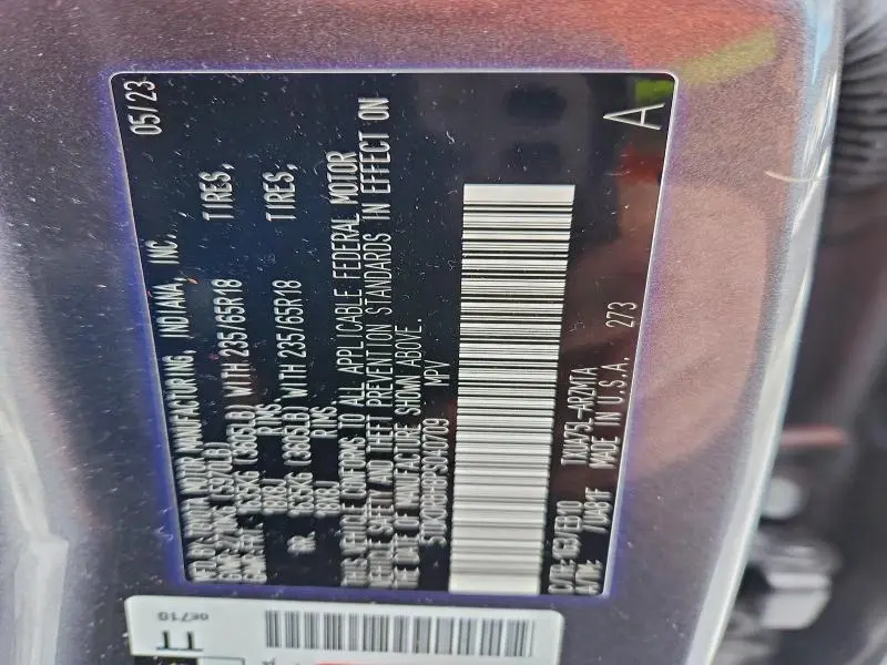 2023 TOYOTA HIGHLANDER L  